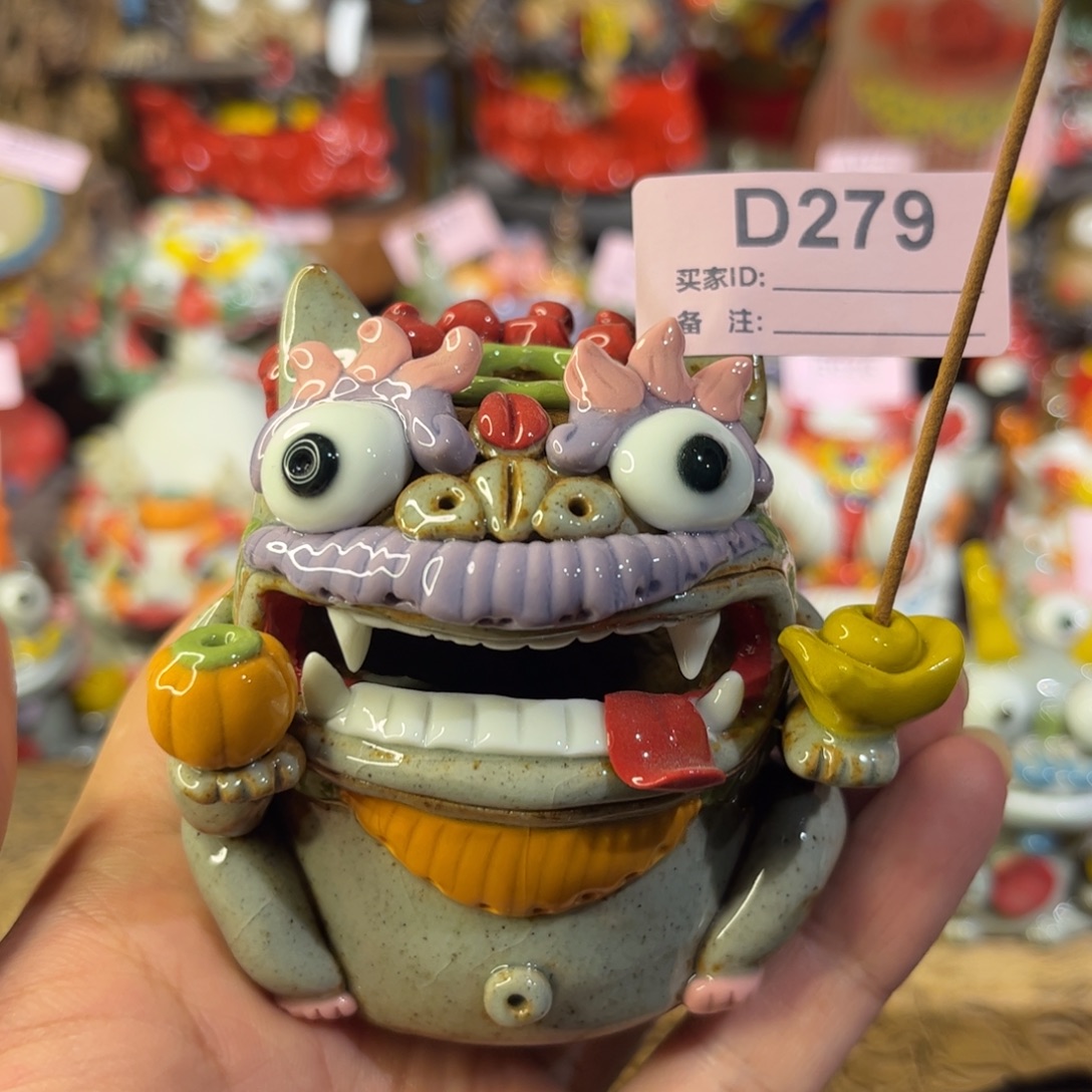 泥塑纯手工茶宠摆件