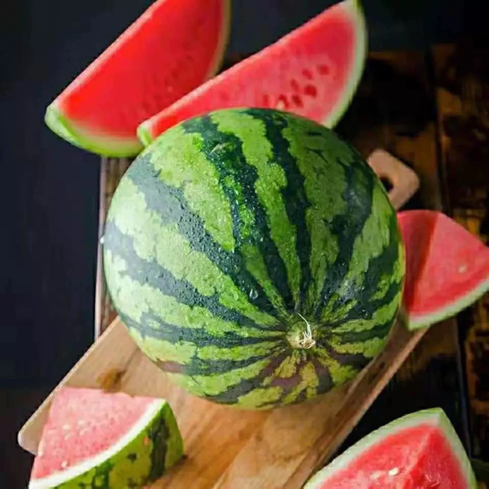 老牛优选  翡翠蒂麒麟西瓜  1件1颗6-11斤 快递包邮