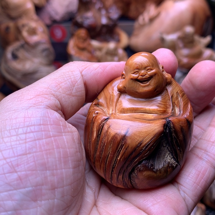 柏木（崖柏）崖柏陈化料手把件