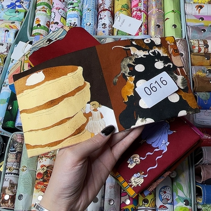 织绣小方定页带本0616