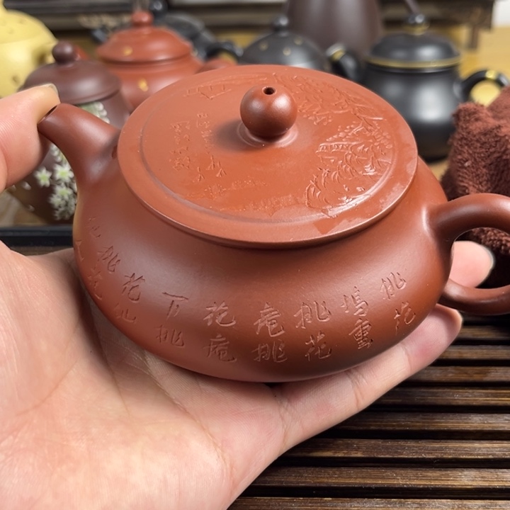 紫砂茶壶原矿紫砂半手工制作