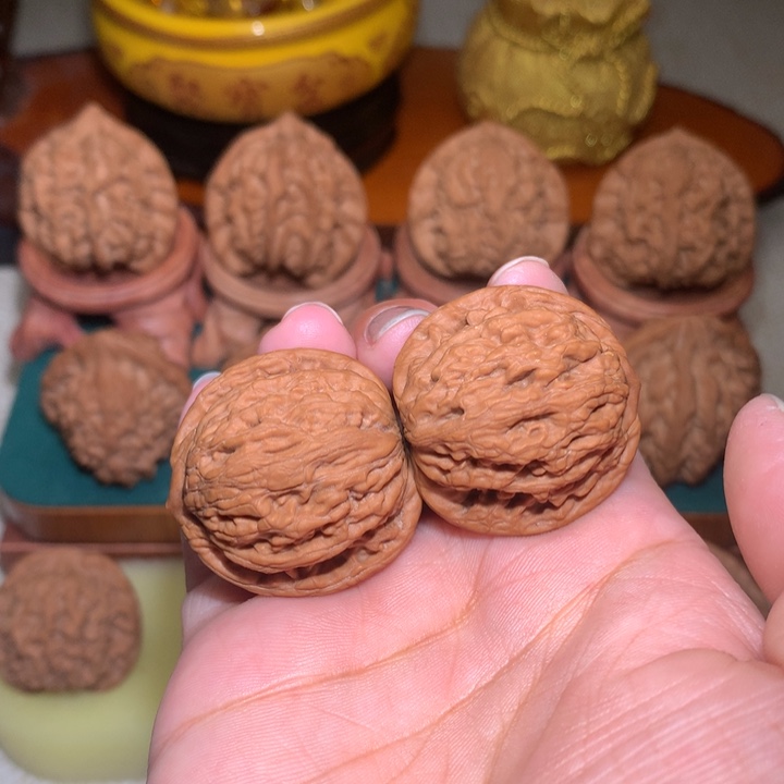 文玩核桃把件汉高虎32