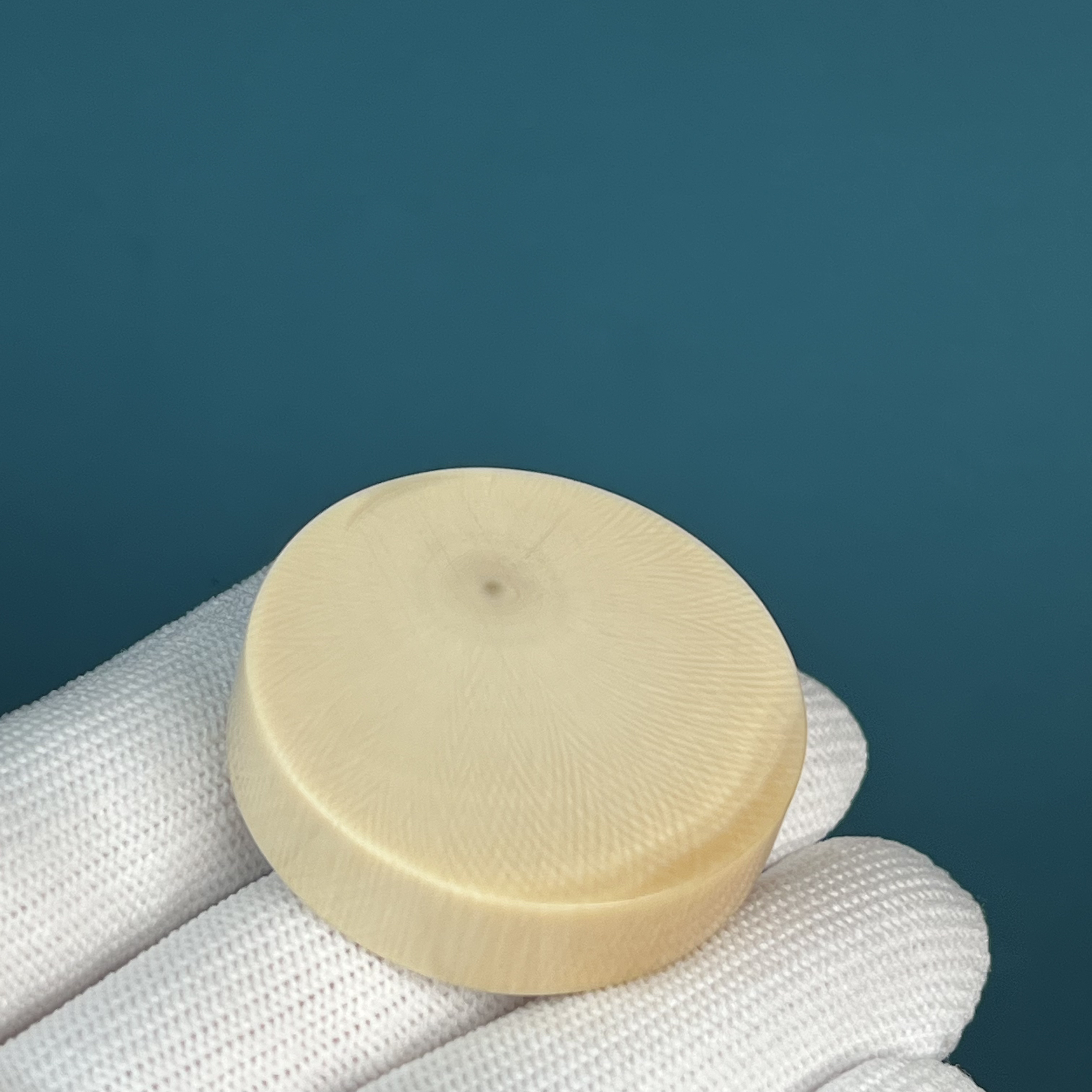 E4681天然猛犸牙 素圆饼38.6*10mm支持鉴定 假一罚四