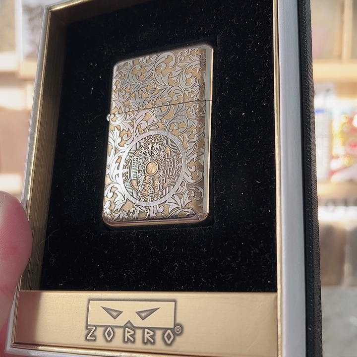 佐罗790镀镍双色唐草山鬼火机