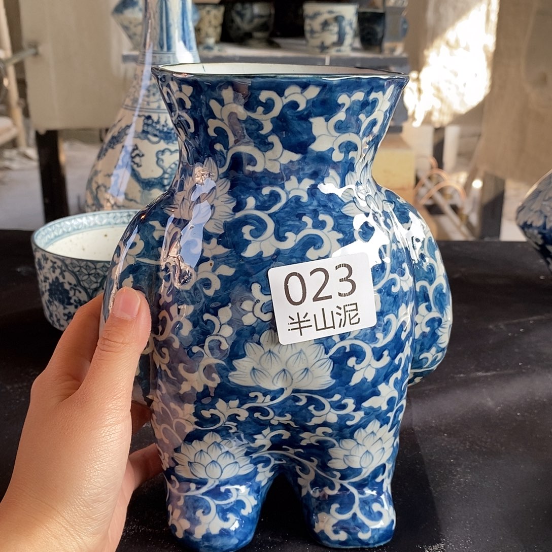 陶手工手绘青花高温陶瓷