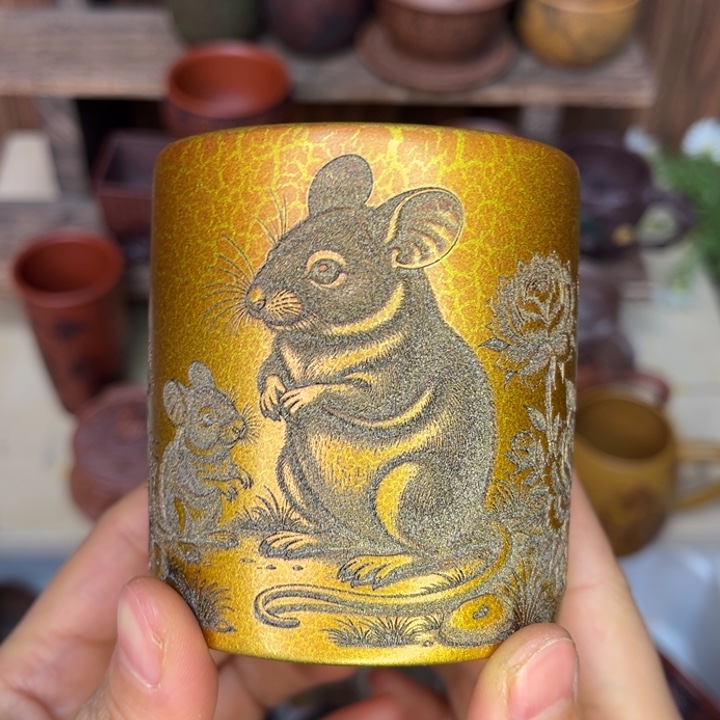 杯子紫砂宜兴紫砂非遗茶具