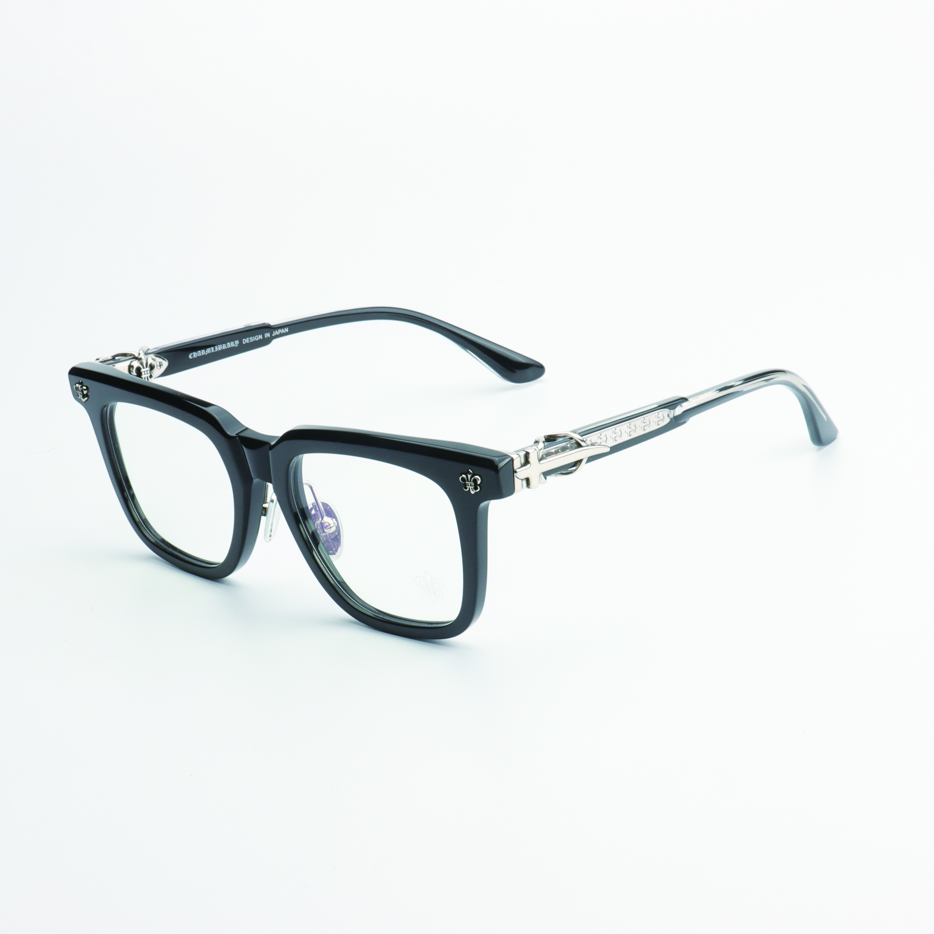 8127全框经典太刀手工眼镜大框近视镜华意板材时尚复古鸢尾花配饰