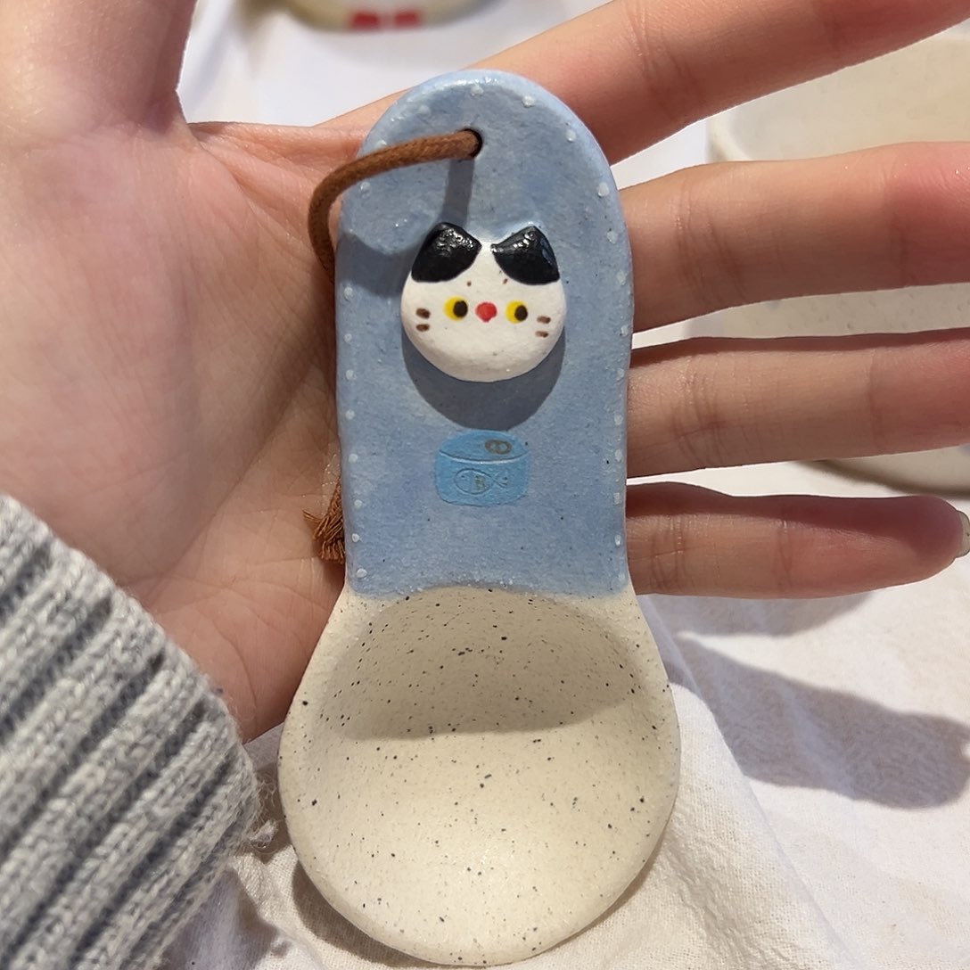 陶瓷豆勺手作陶瓷手作