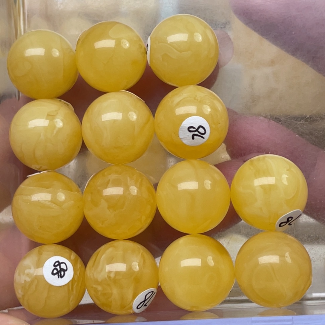 蜜蜡裸石未镶嵌蜜蜡手串15