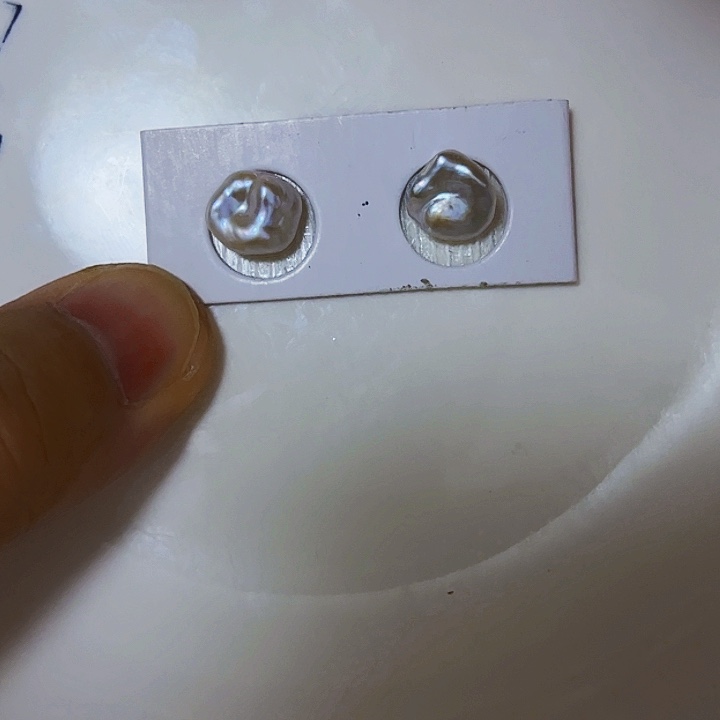 银S925镶嵌耳饰淡水珍珠