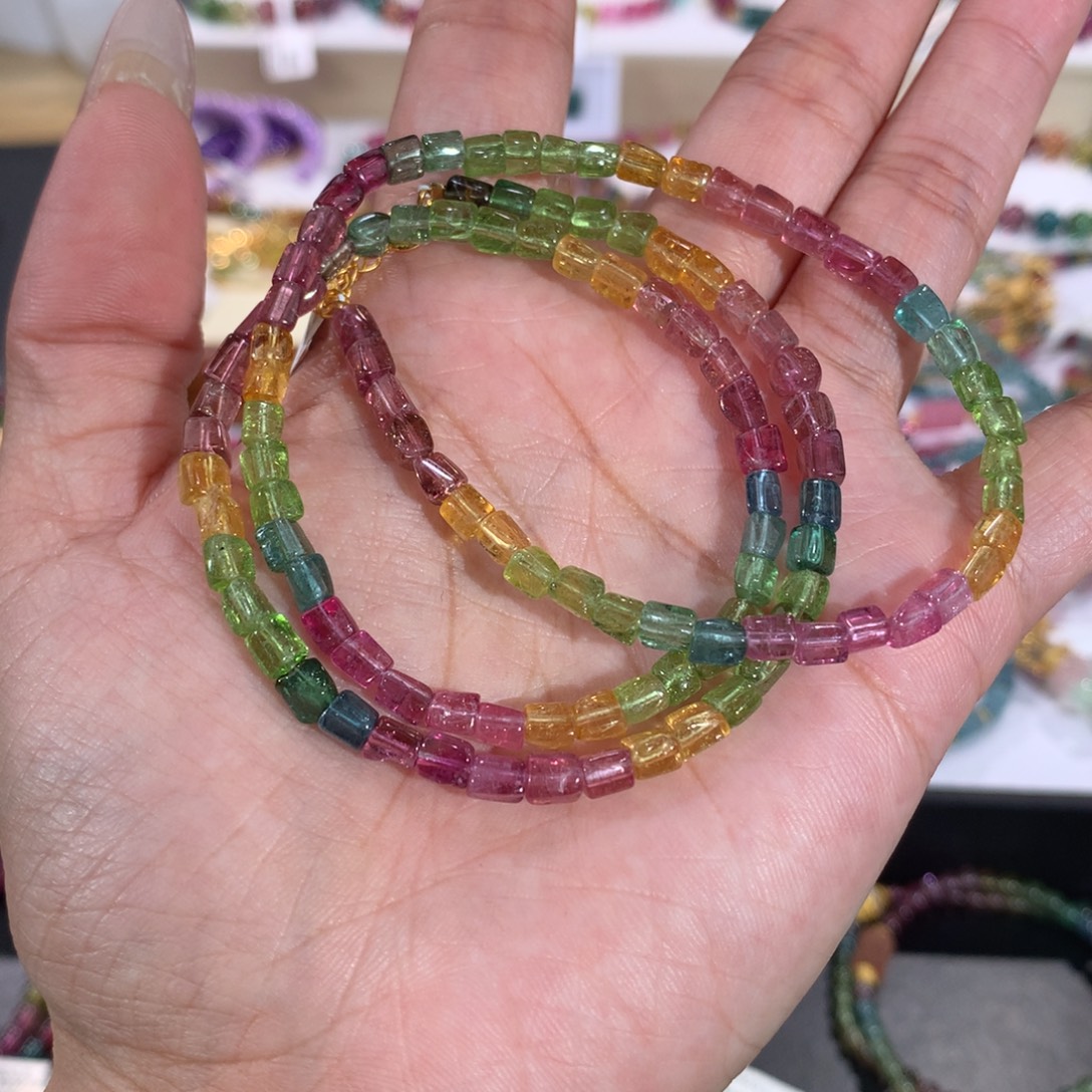 萍***逢碧玺手串手链未镶嵌