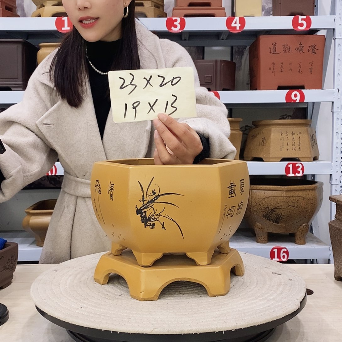 紫砂花盆紫砂花盆