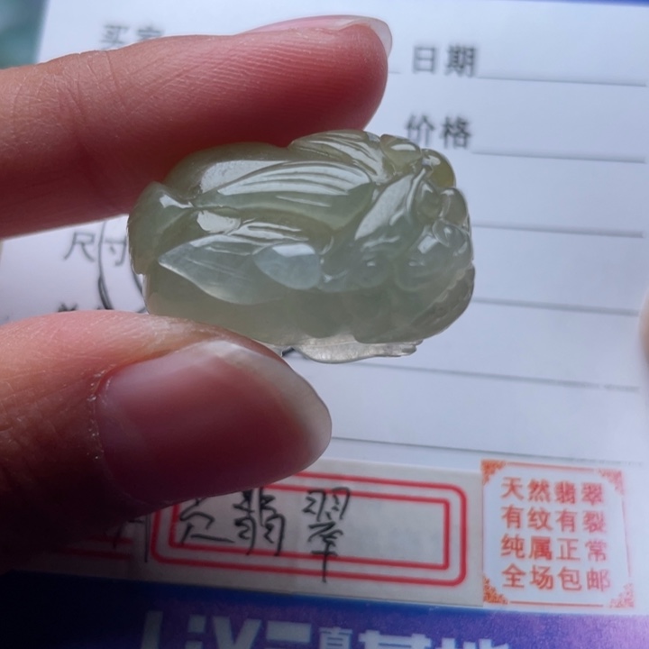 翡翠颈饰未镶嵌吊坠