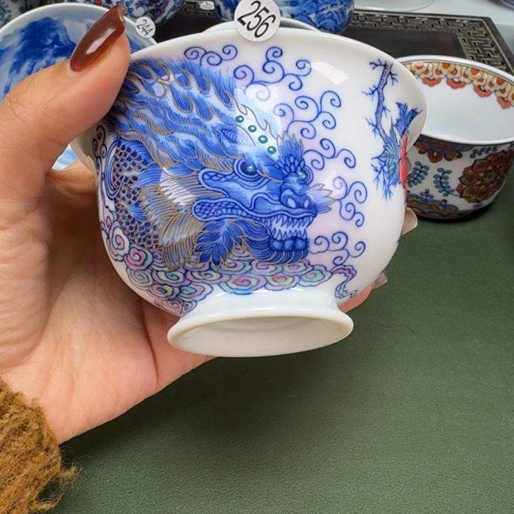 沙沙手工手绘茶具256