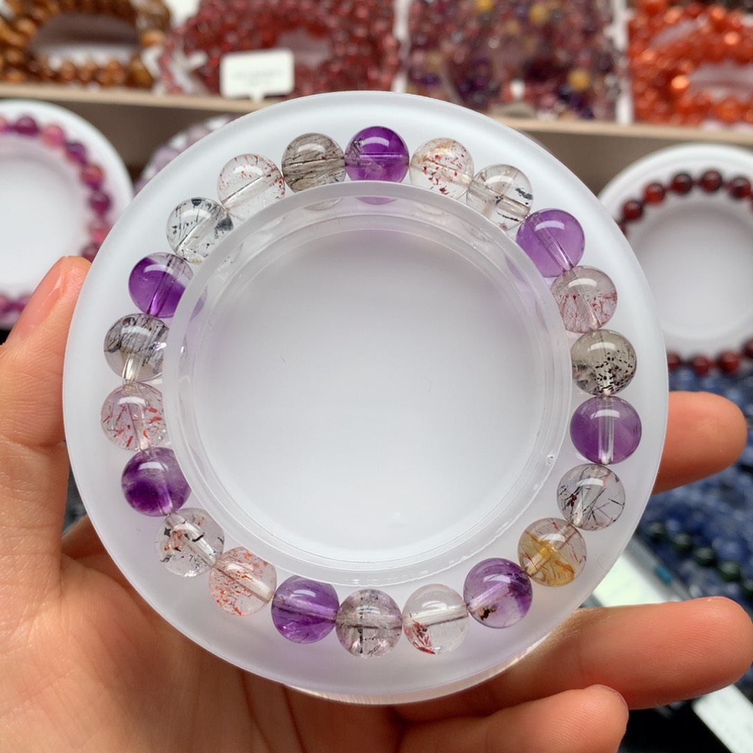 水晶手链未镶嵌超七8.6