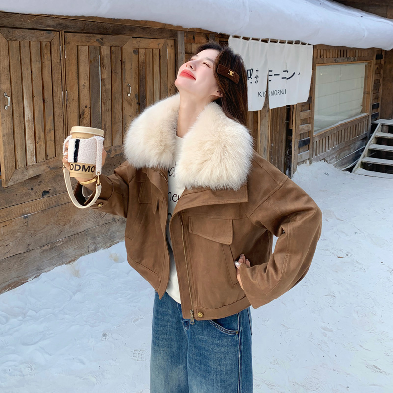 复古港风美拉德派克羽绒服2025冬季新款小个子ins显瘦甜酷风外套