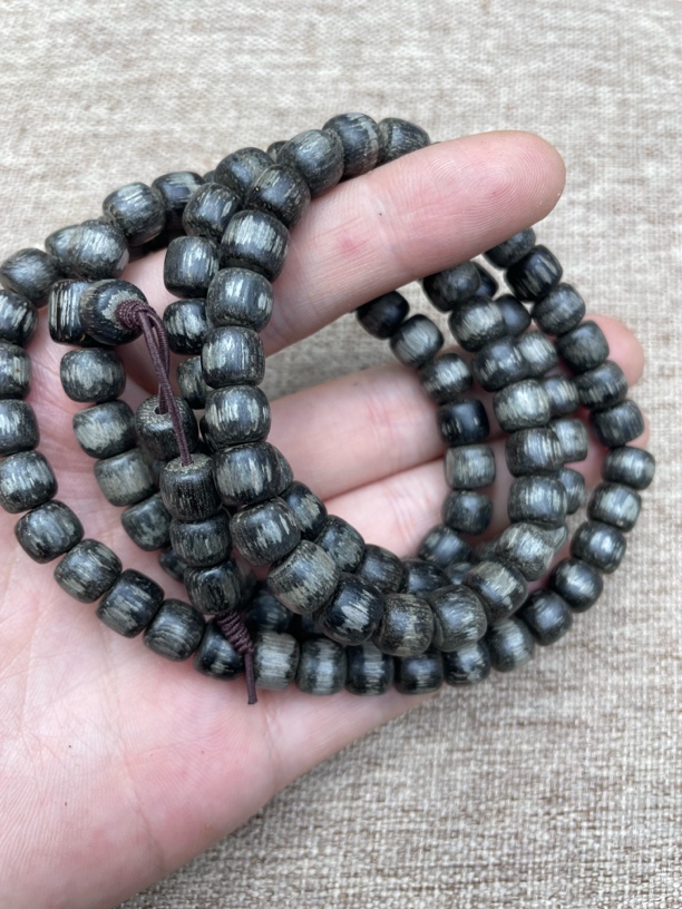 沉香木串文玩老料 17号