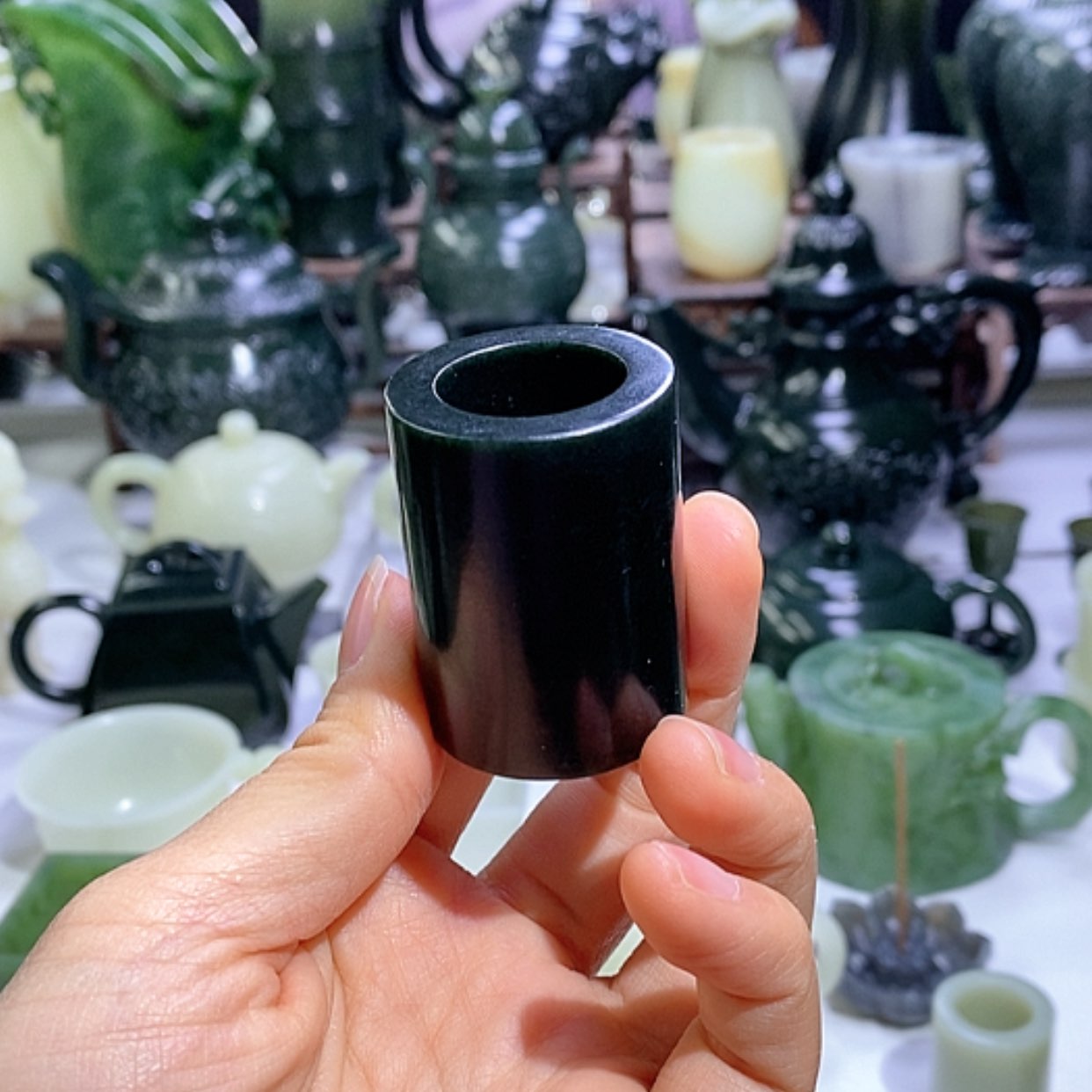 【闪购商品】和田玉摆件未镶嵌福利盖置