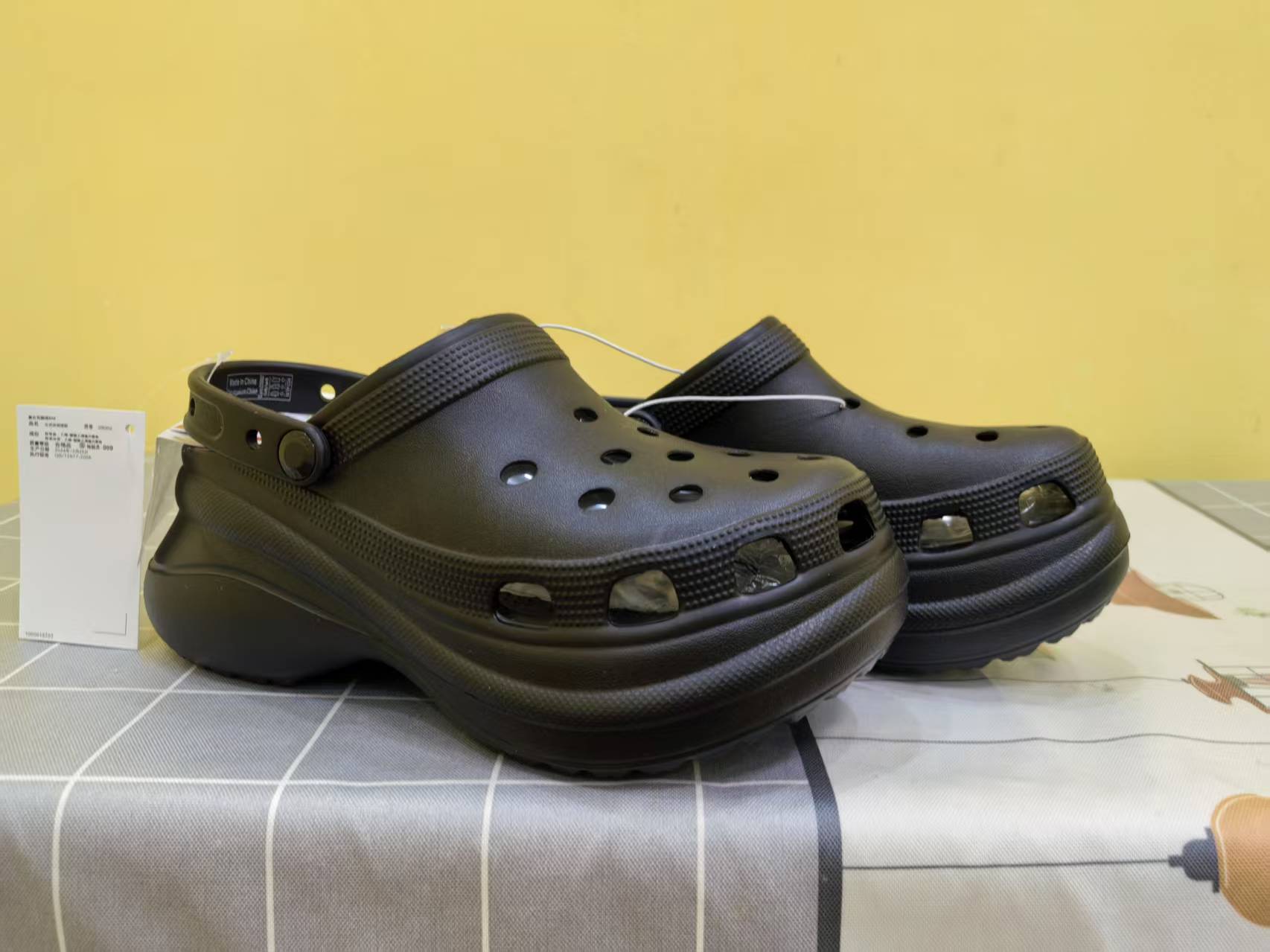 海洋溜子洞洞鞋鲸喻6cm增高厚底时尚潮流小香风百搭