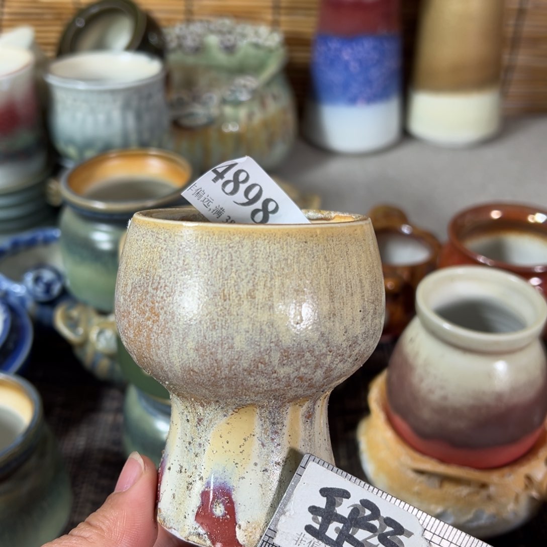 红陶景德镇手工花盆