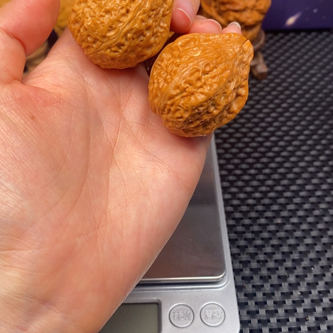 把件文玩核桃寿桃37.5