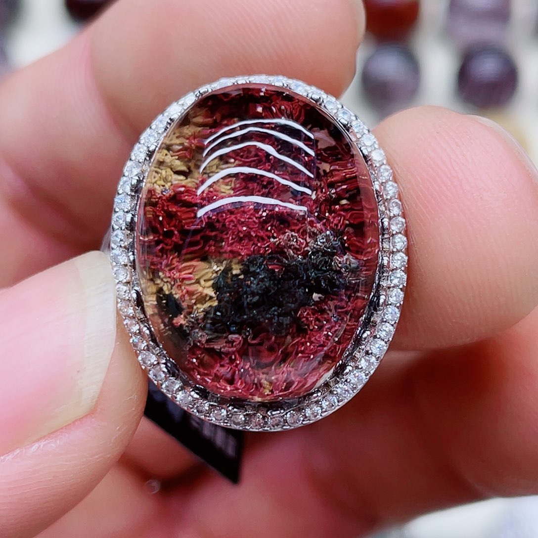 吊坠(不含链)银S925镶嵌水晶