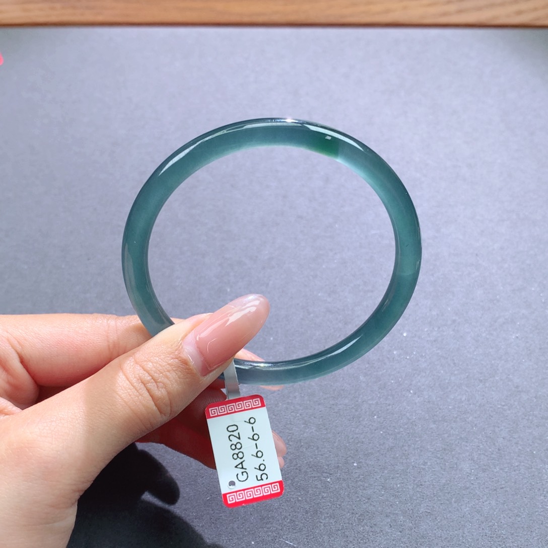 翡翠手镯未镶嵌?*?天然翡翠叮当镯美人镯