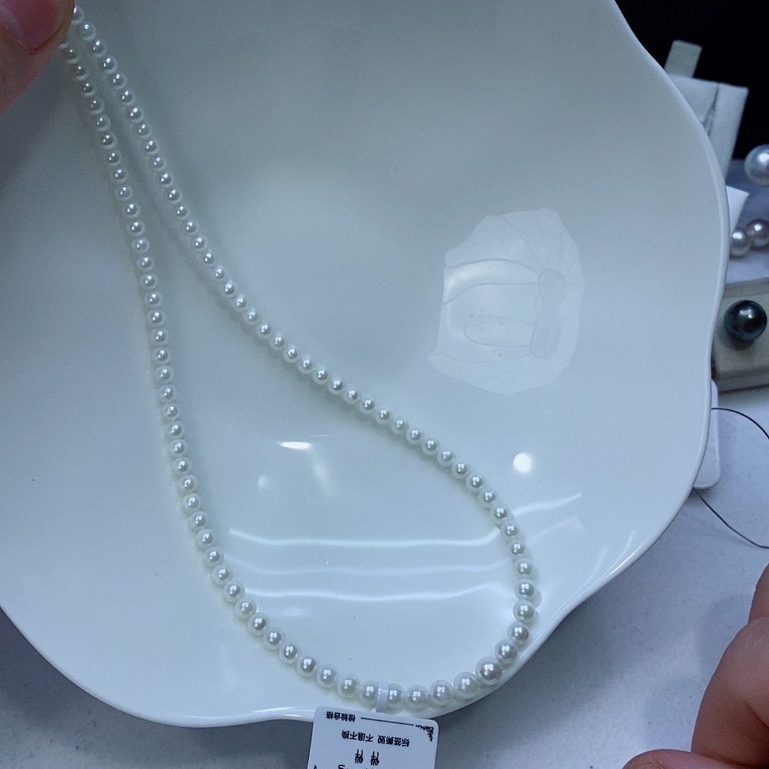 海水珍珠颈饰银S925镶嵌
