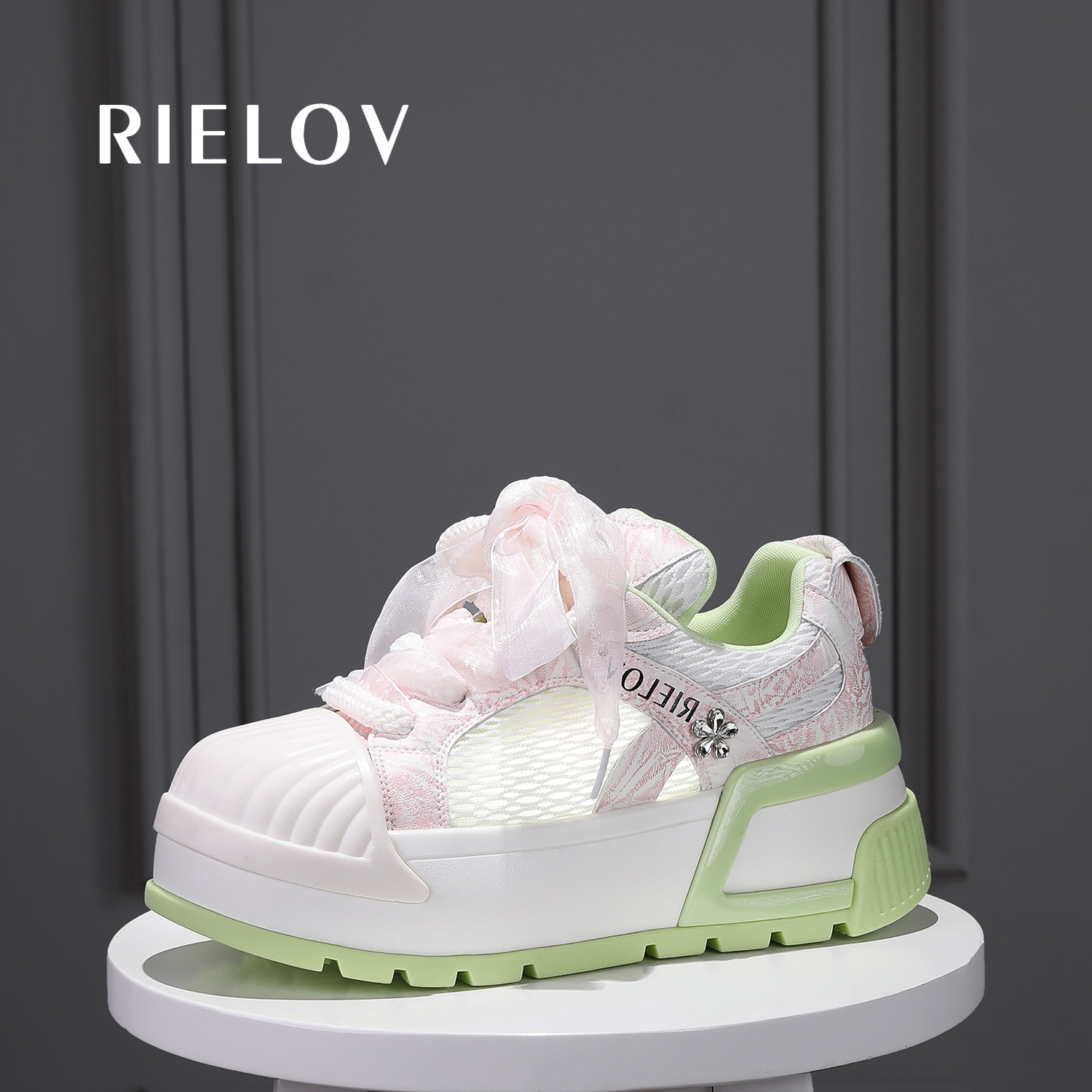 【RIELOV●青柠】增高6.5cm时尚潮流百搭女士休闲鞋 10697-6