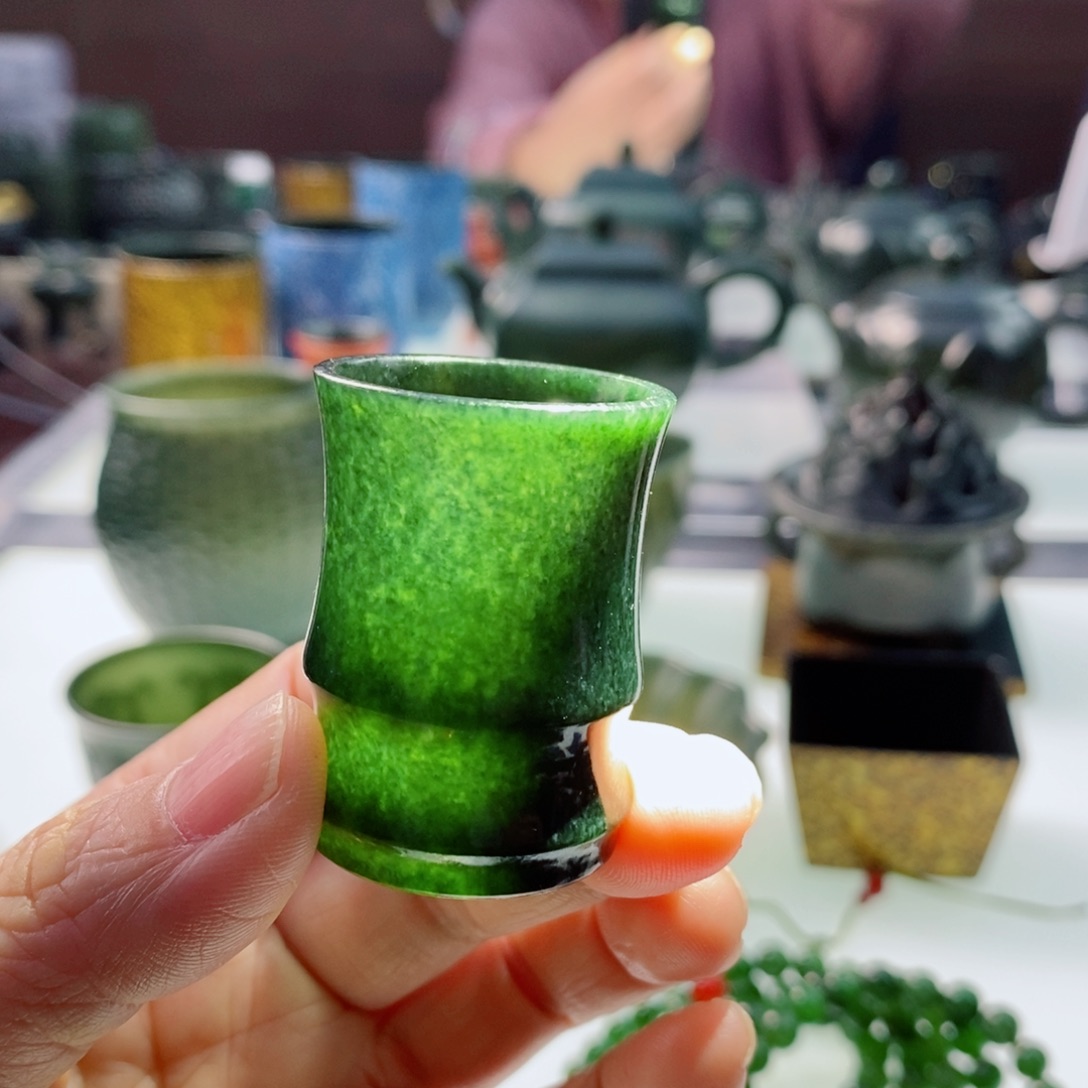 和田玉（青玉）摆件未镶嵌