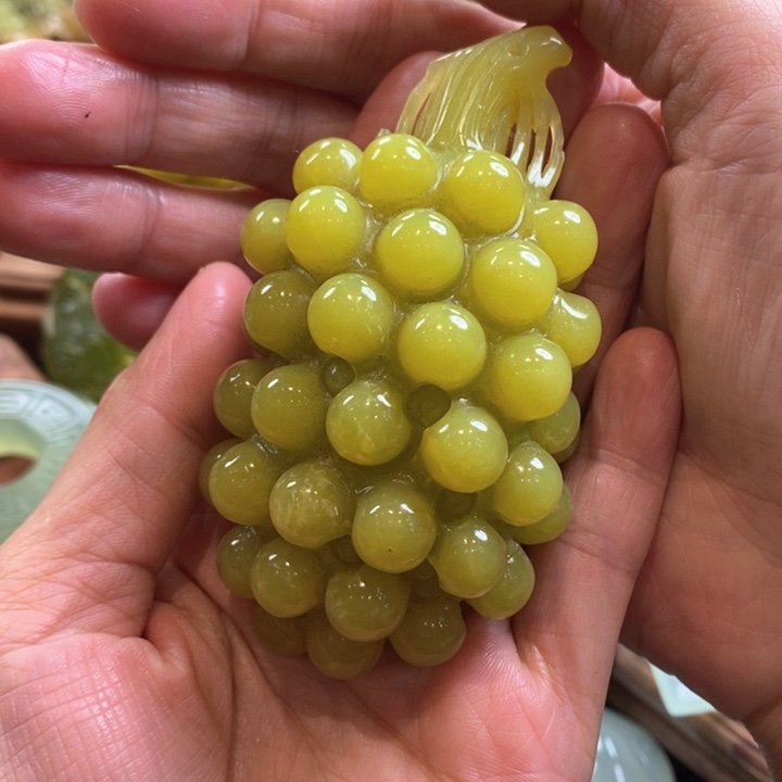 蛇纹石玉未镶嵌手把