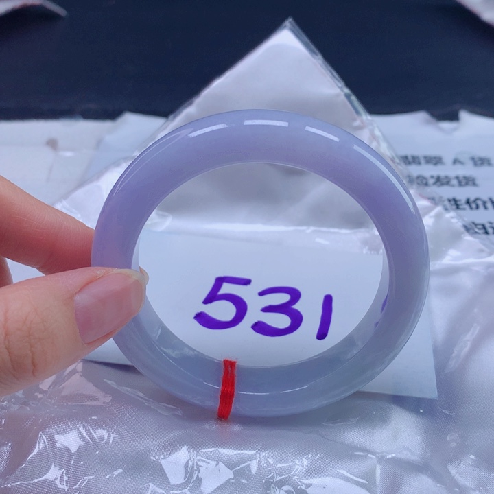 翡翠未镶嵌手镯55圈口