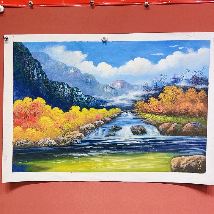 油画刘文桂老师油画作品朵 