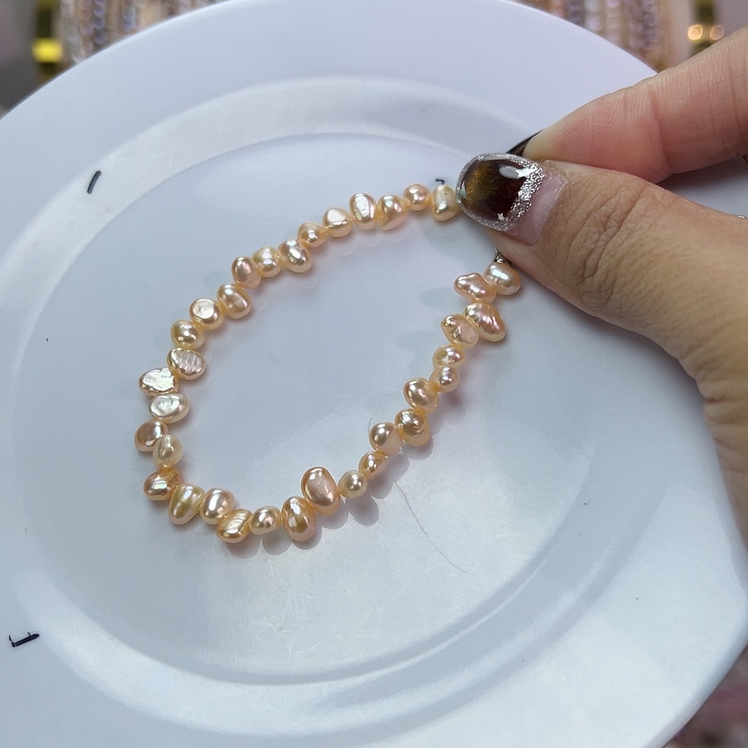 手绳钛钢淡水珍珠