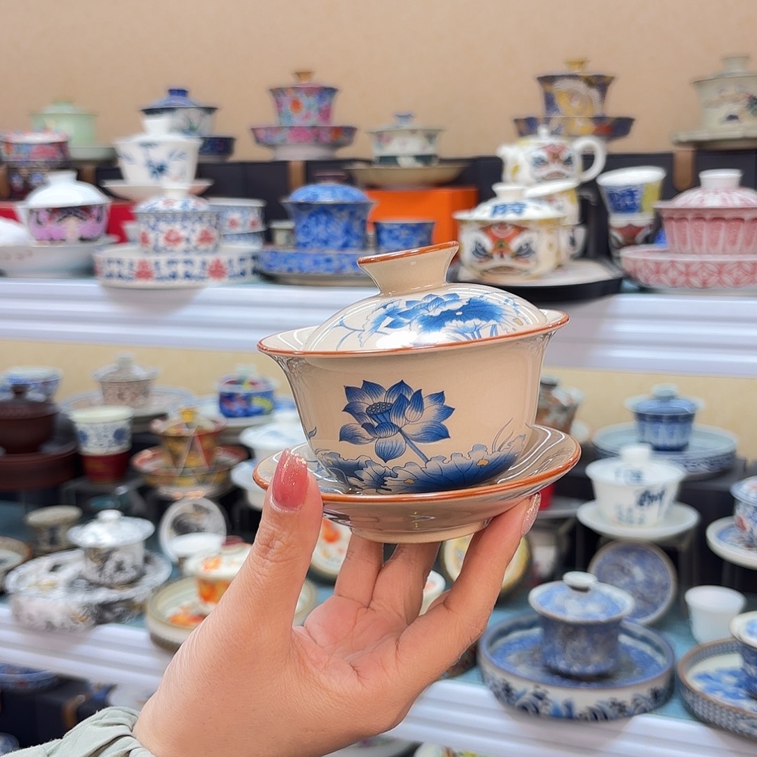 盖碗里的水煮开后放