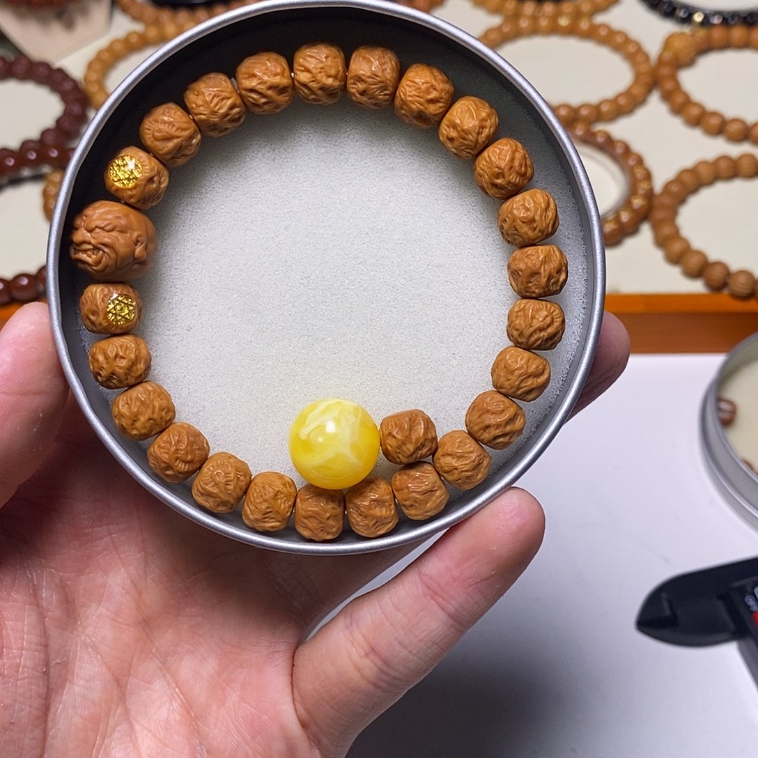 猴头核桃手串全品双标款獠牙恶僧观山无相 尺寸10左右 馒头料