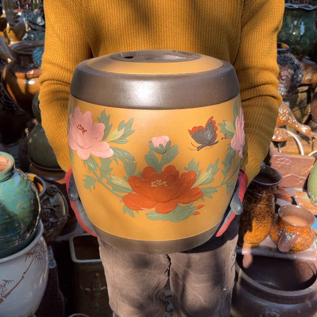 红陶高30口25无孔