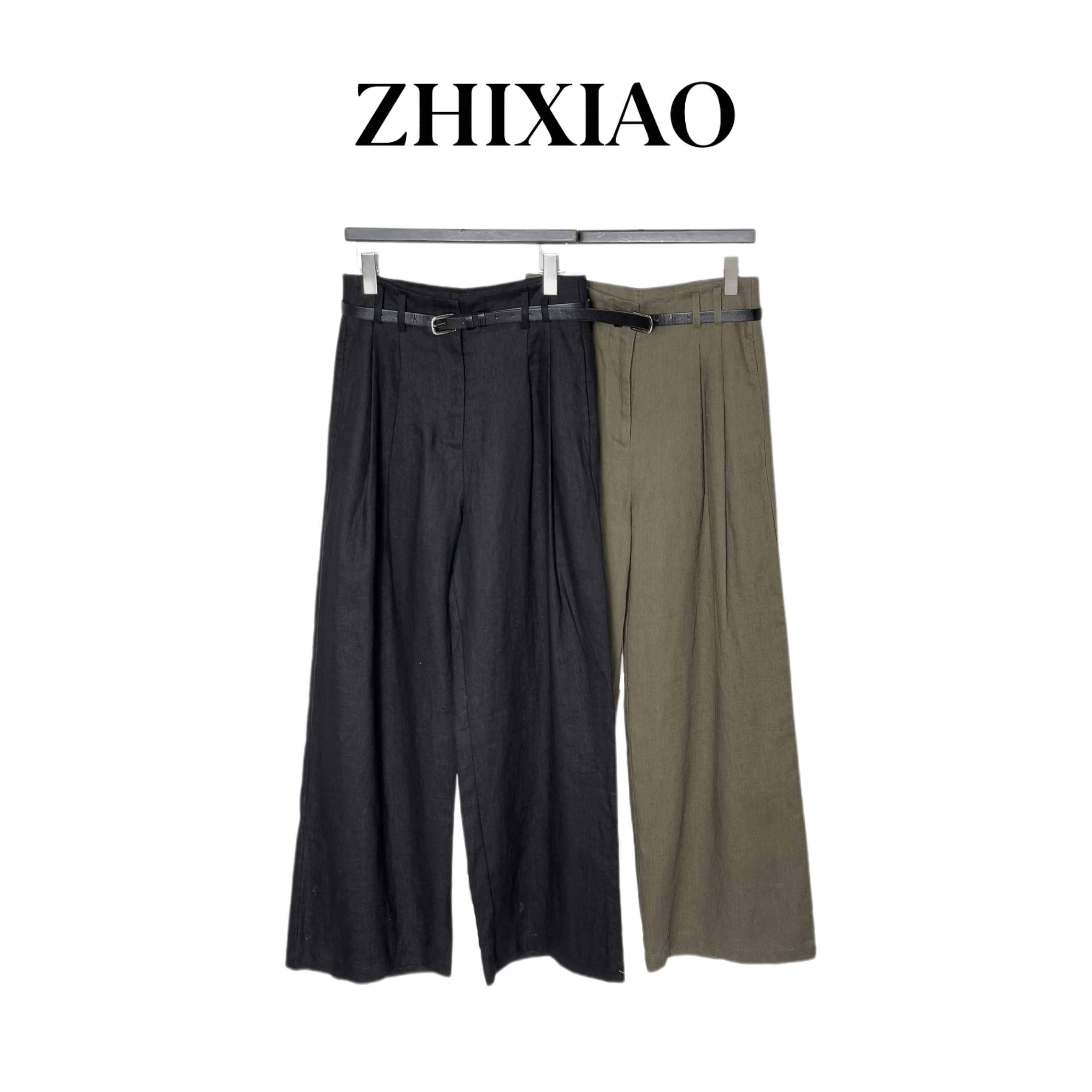 【ZHIXIAO】春季新款：麻料休闲裤522907