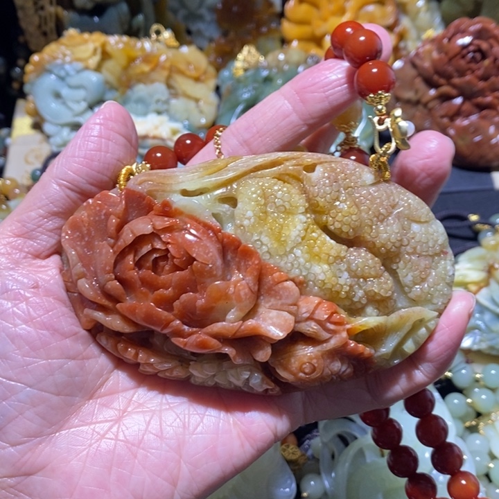 岫玉岫玉吊坠未镶嵌