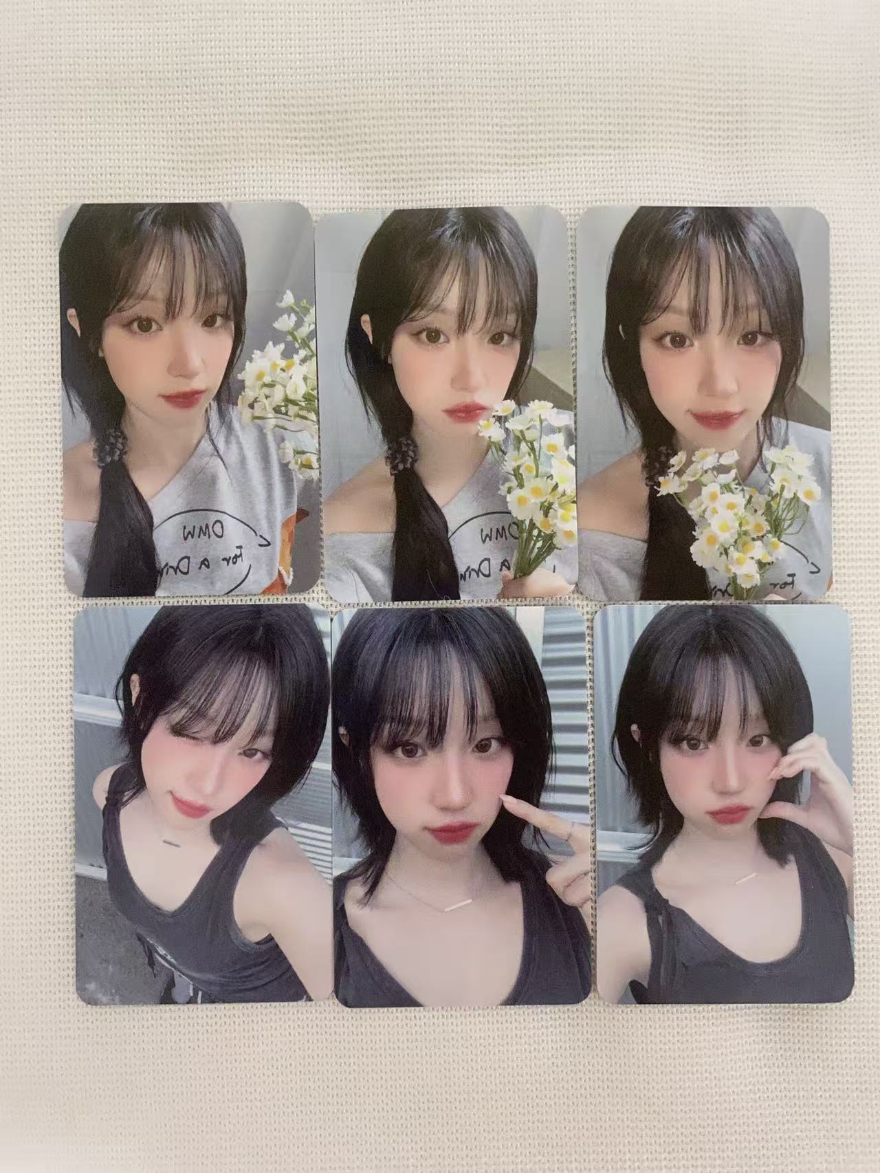 idle 宋雨琦solo2 K4 签售特典 黑发琦 捧花琦小卡