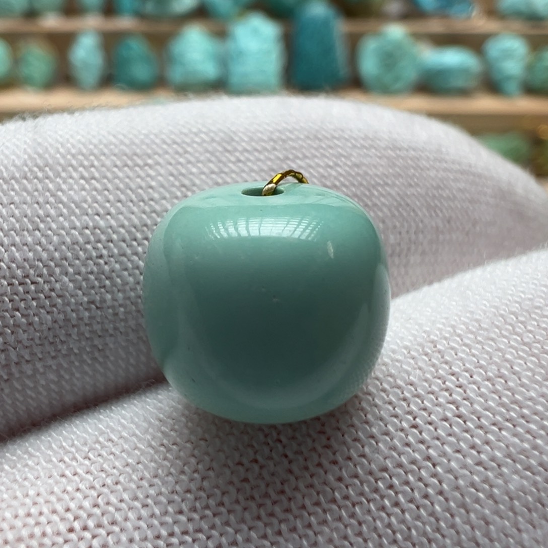 绿松石未镶嵌配饰10.9*9.5