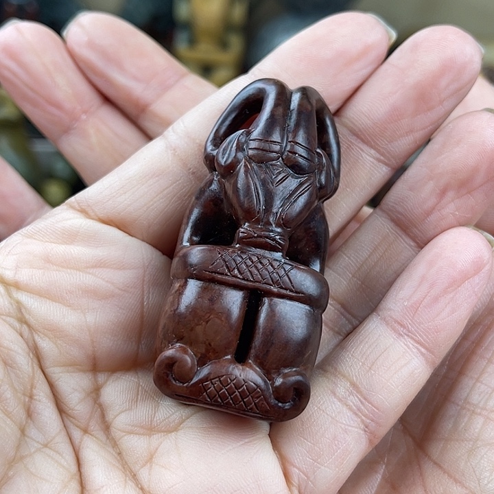 岫岩河磨玉（透闪石质玉）把件未镶嵌最*