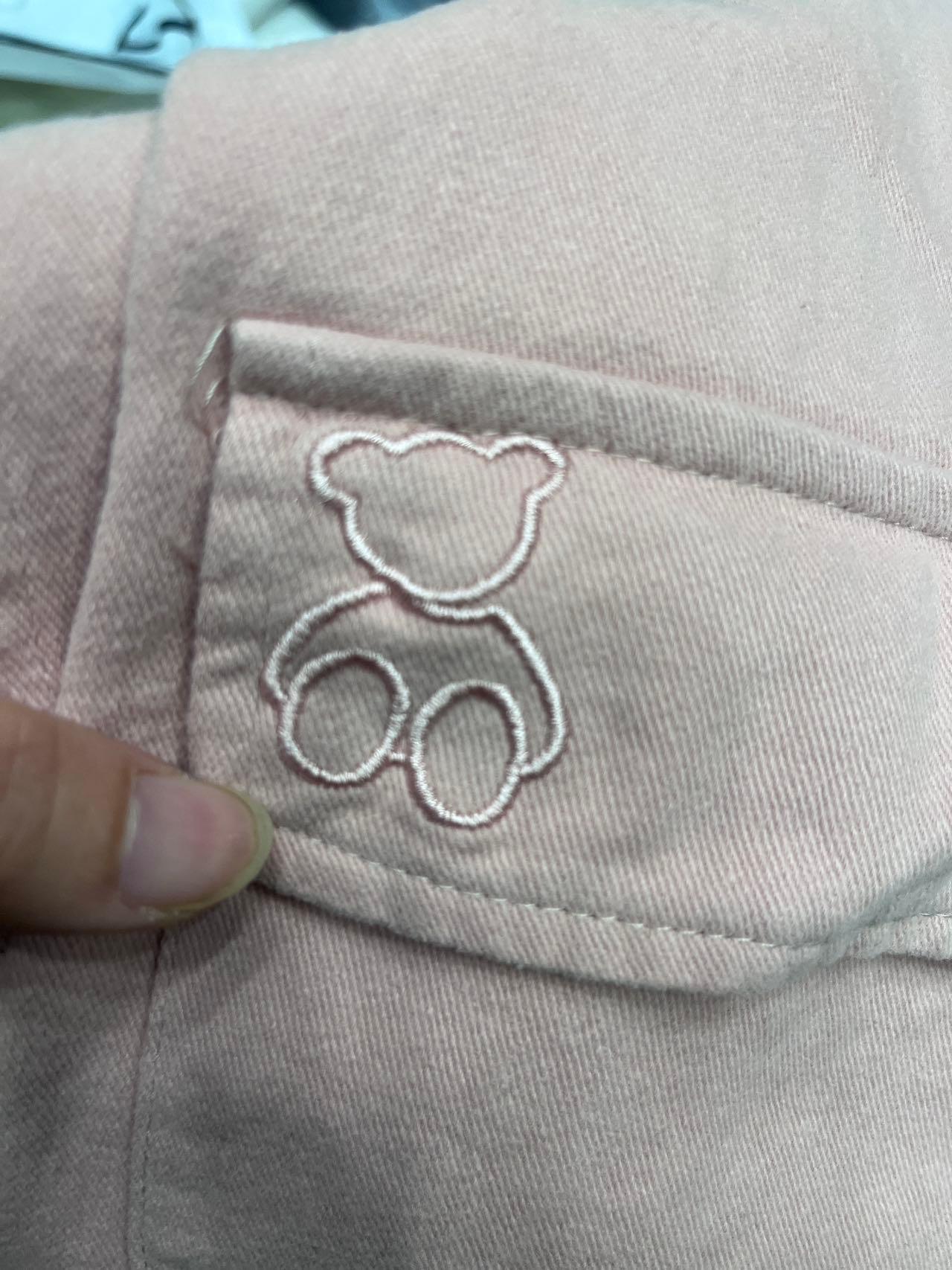 华子严选粉色牛仔外套