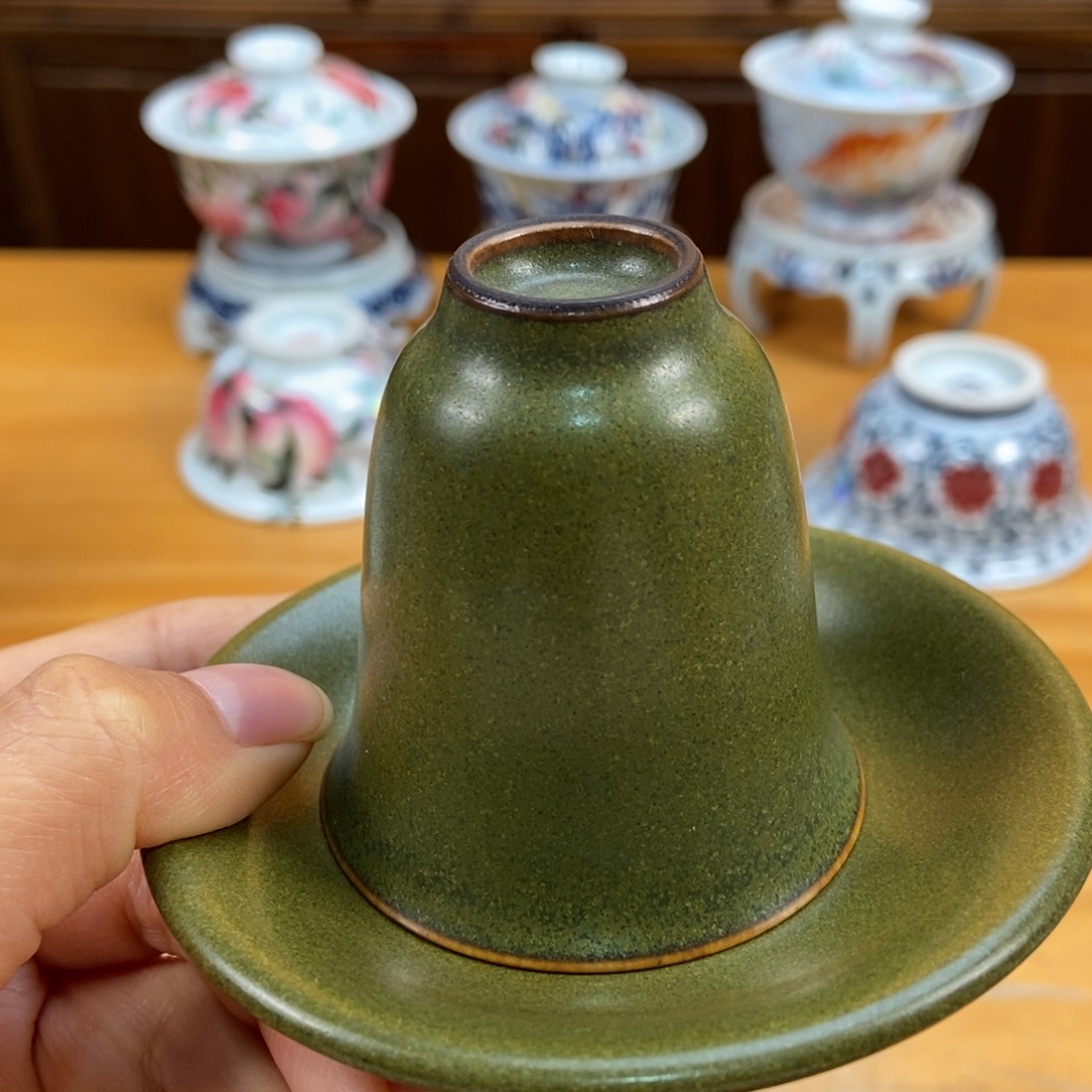 手绘现代茶具非古董