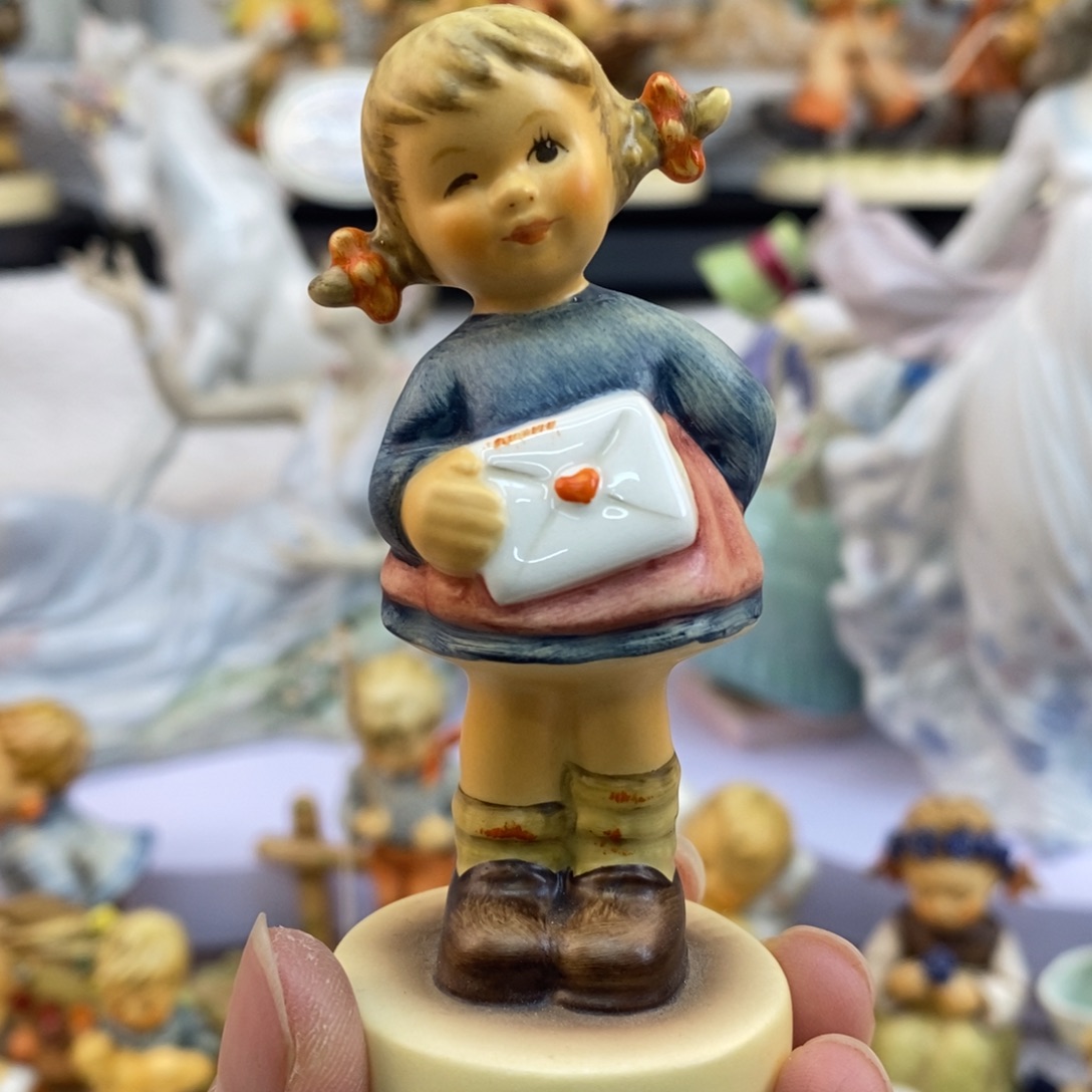 瓷片欧美中古美物摆件