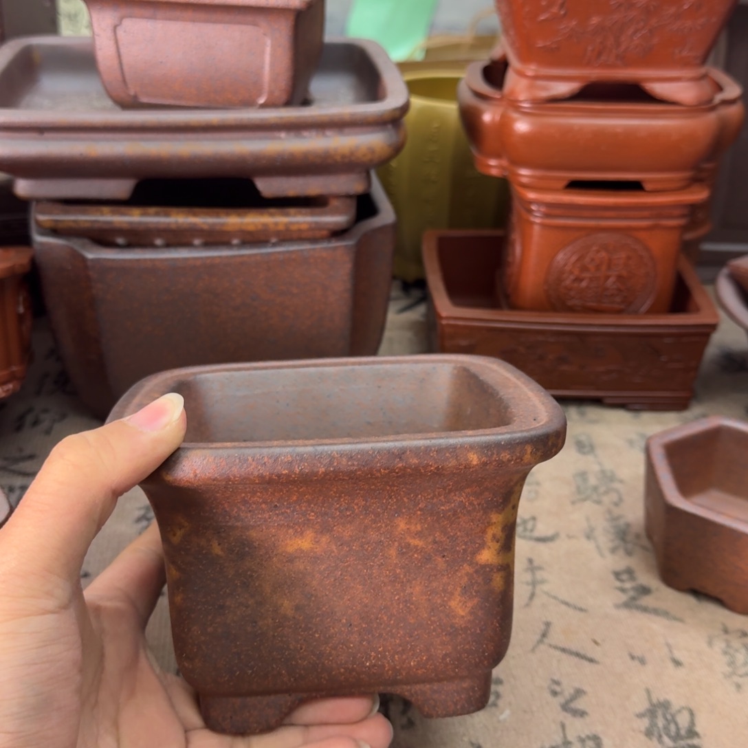 紫砂花盆宜兴紫砂正品花盆11.5x7.5