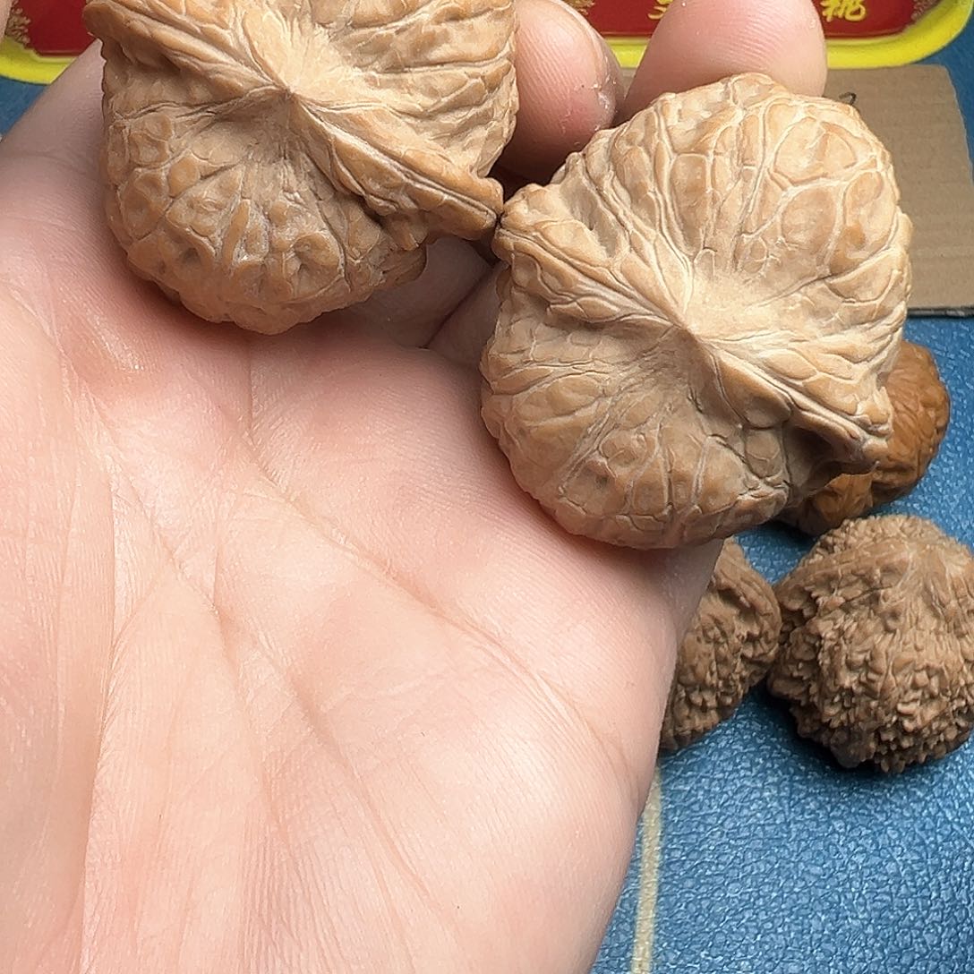 文玩核桃把件40南瓜饼