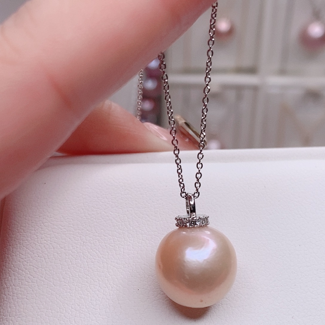 合金淡水珍珠颈饰