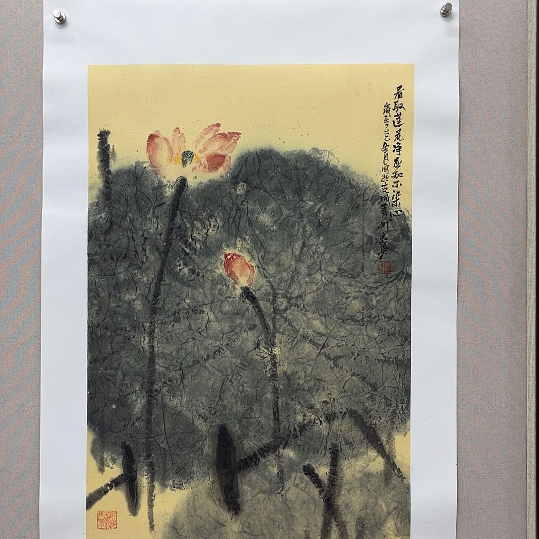 国画艺术家真人手绘