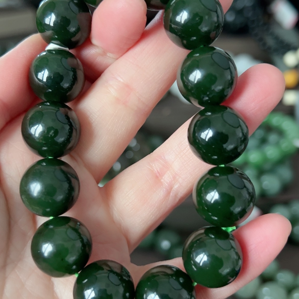 【闪购商品】和田玉手链未镶嵌Y274